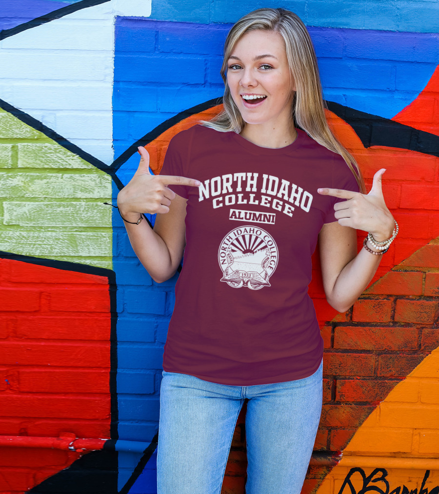 North Idaho College Alumni Est. 1933 Seal Emblem T-Shirt