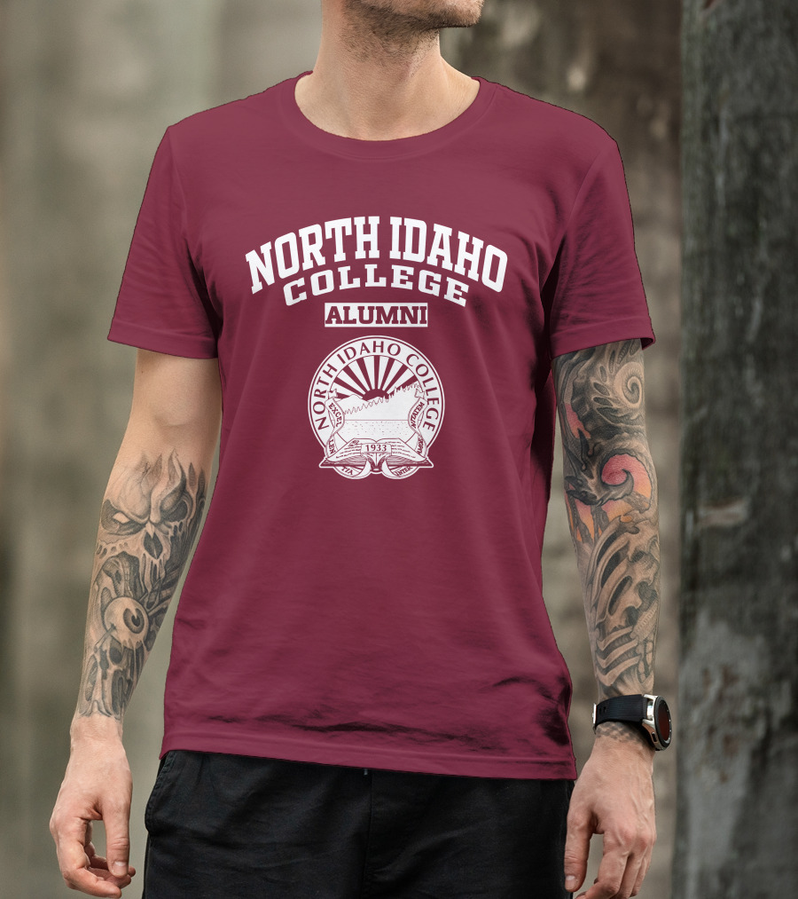 North Idaho College Alumni Est. 1933 Seal Emblem T-Shirt