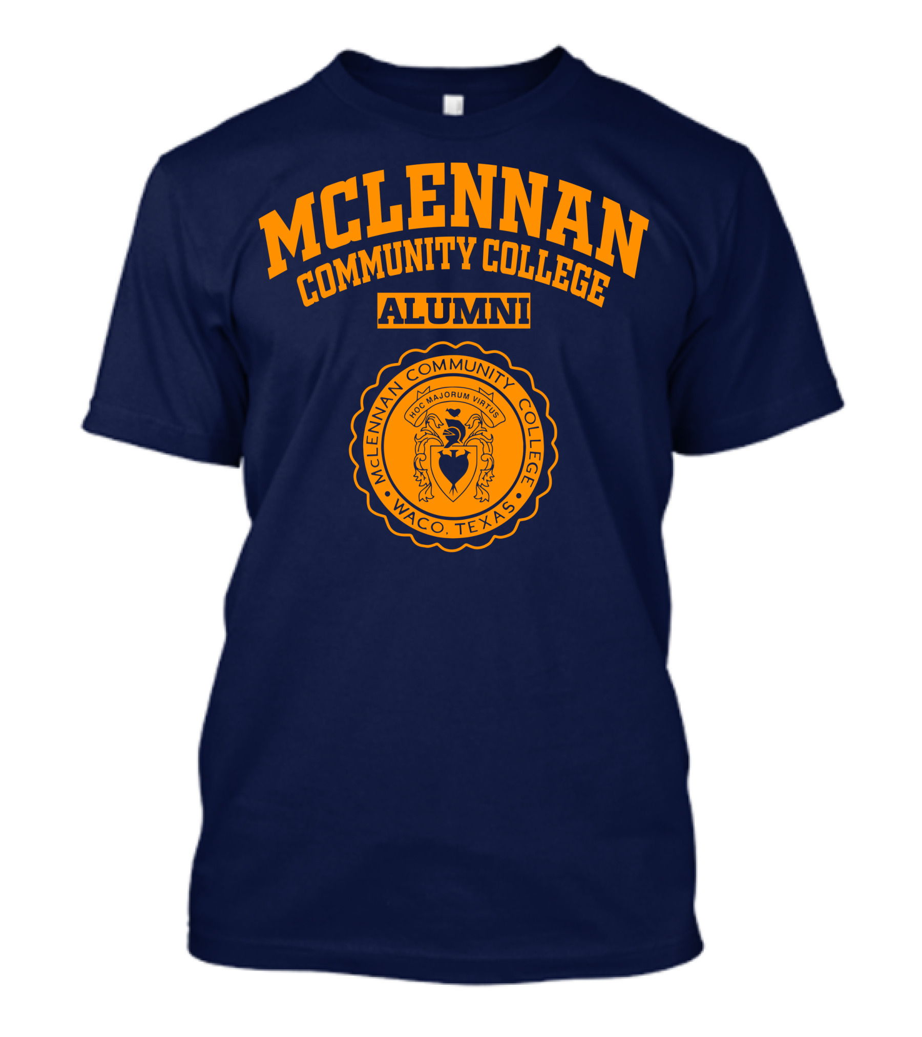 MCLENNAN COMMUNITY COLLEGE ALUMNI WACO TEXAS SEAL HOC MAJORUM VIRTUS T-Shirt