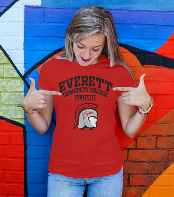 Everett Community College Alumni Trojans T-Shirt