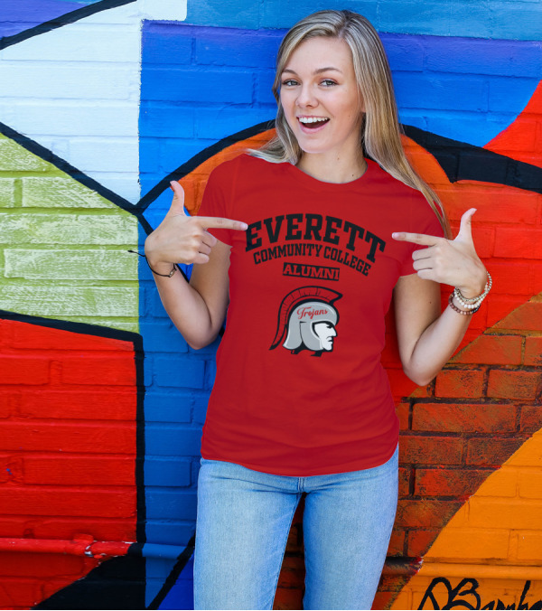 Everett Community College Alumni Trojans T-Shirt