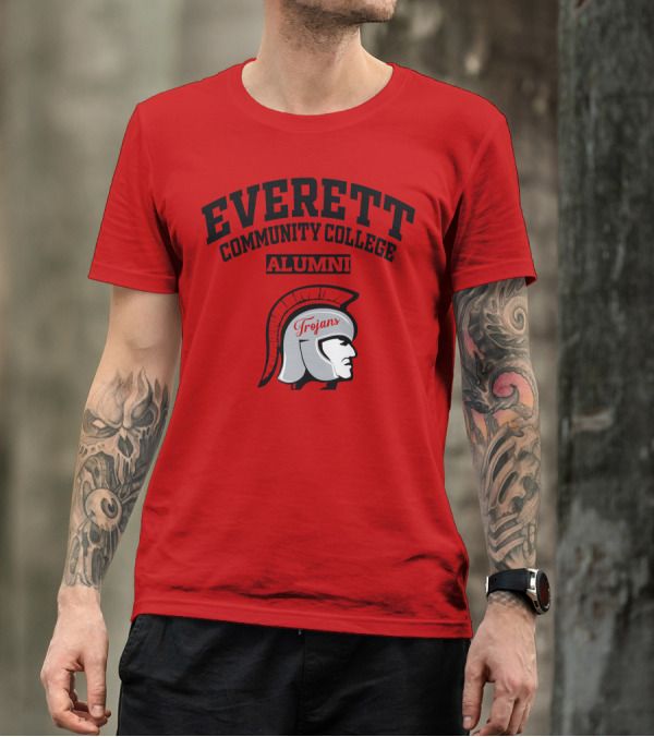 Everett Community College Alumni Trojans T-Shirt