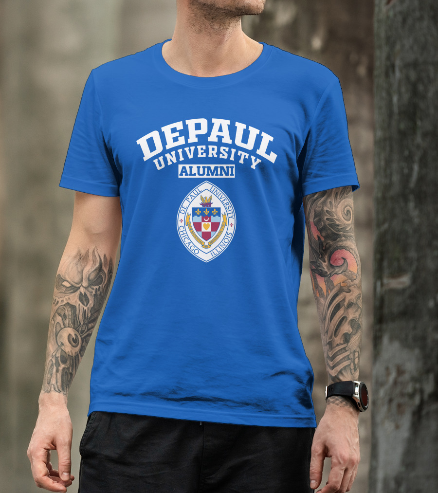 DePaul University Alumni Chicago Illinois Crest T-Shirt