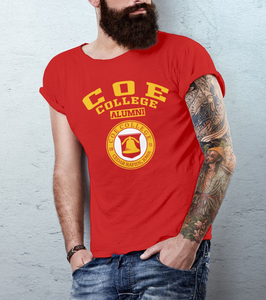 Coe College Alumni Cedar Rapids Iowa 1851 T-Shirt