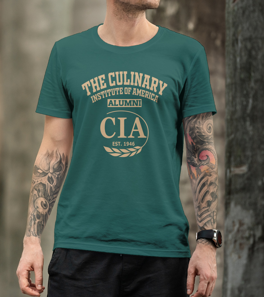 The Culinary Institute Of America Alumni CIA Est. 1946 T-Shirt
