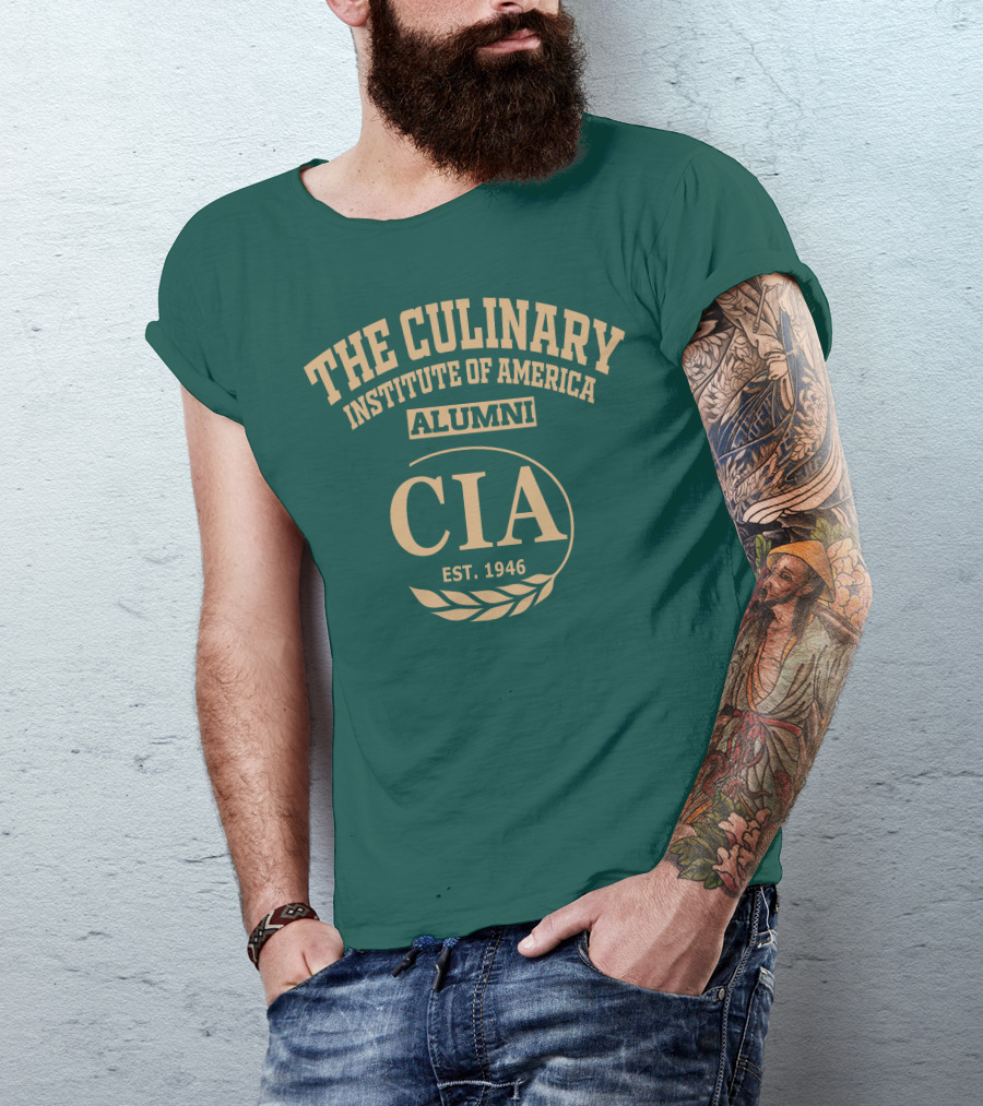 The Culinary Institute Of America Alumni CIA Est. 1946 T-Shirt