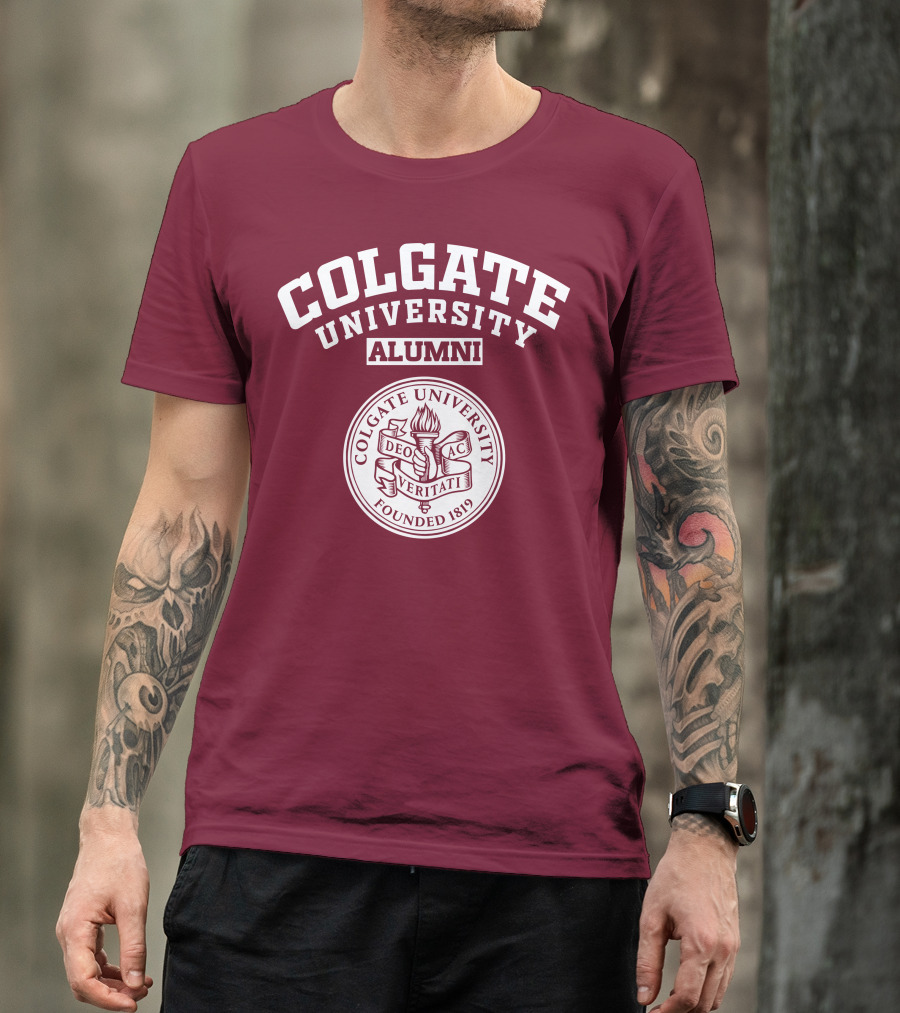 Colgate University Alumni Deo Veritati Seal Founded 1819 T-Shirt