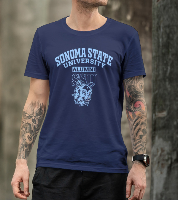 Sonoma State University Alumni SSU Wolf T-Shirt