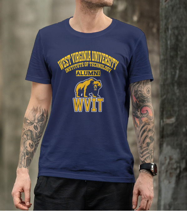 West Virginia University Institute Of Technology Alumni WVIT Bear T-Shirt