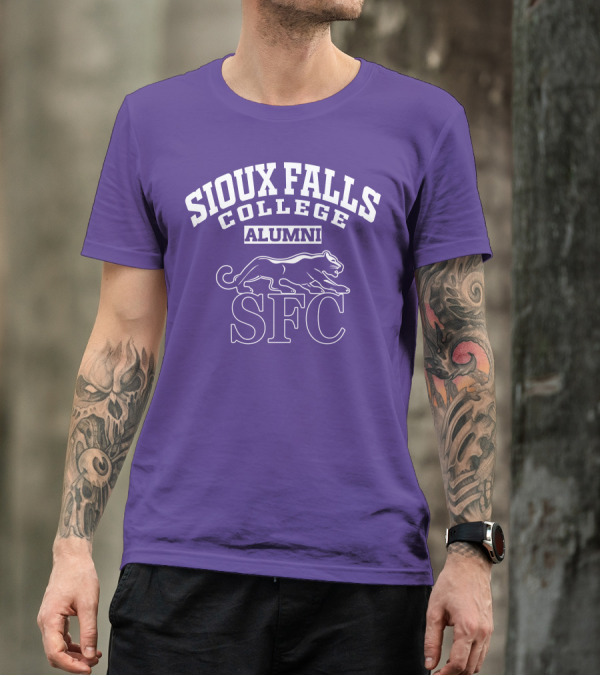 Sioux Falls College Alumni SFC Panther Purple T-Shirt