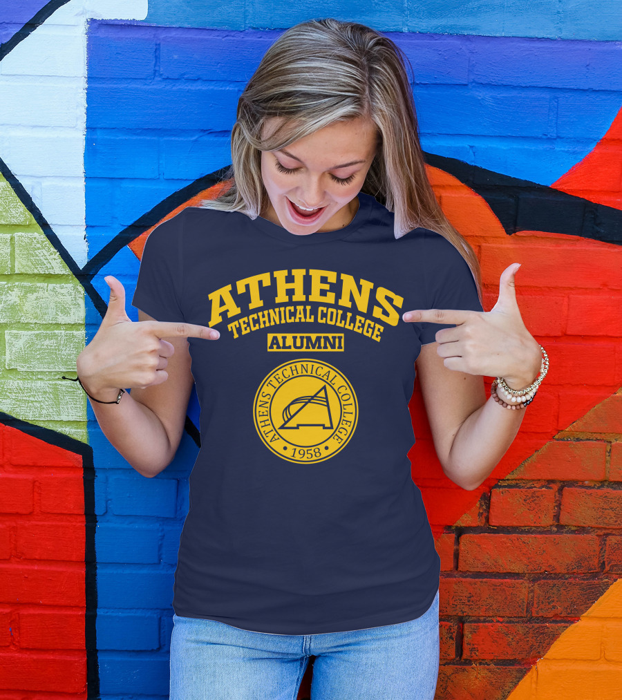 Athens Technical College Alumni 1958 Emblem T-Shirt