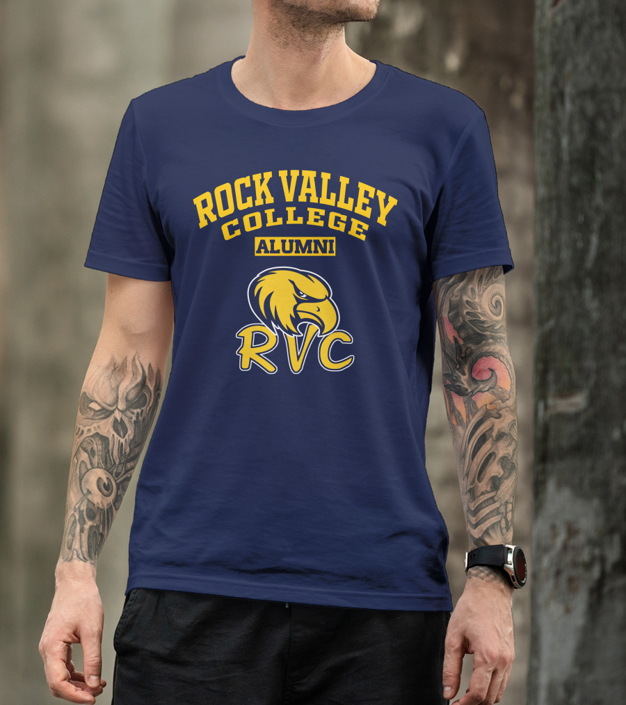 ROCK VALLEY COLLEGE ALUMNI RVC Eagle T-Shirt