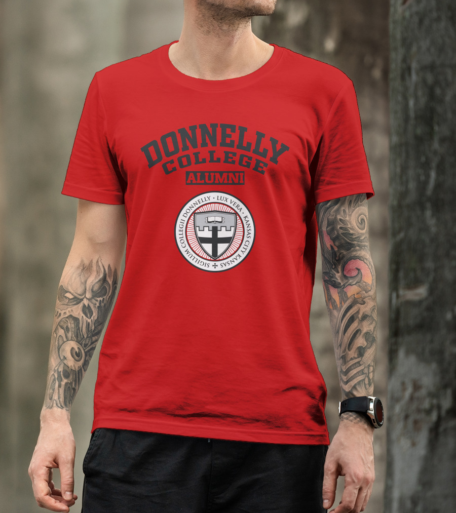 Donnelly College Alumni Lux Vera Seal Kansas City T-Shirt