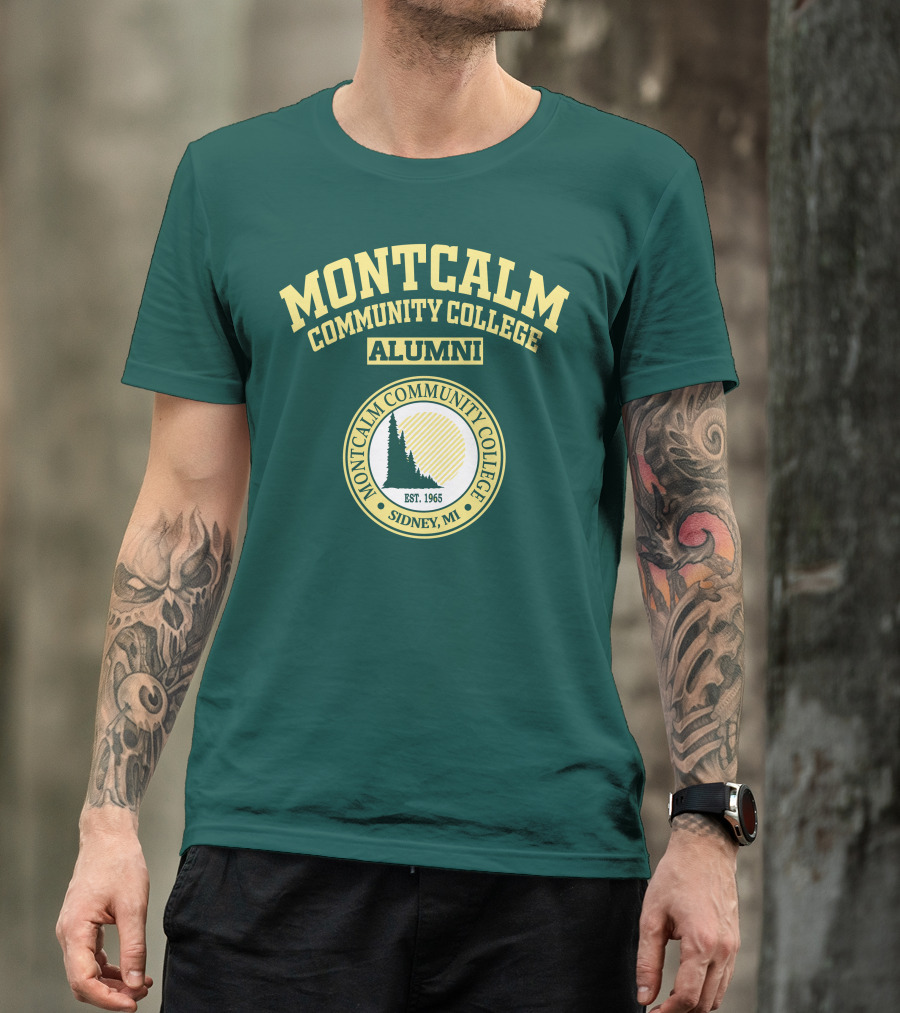 Montcalm Community College Alumni Est. 1965 Sidney MI T-Shirt