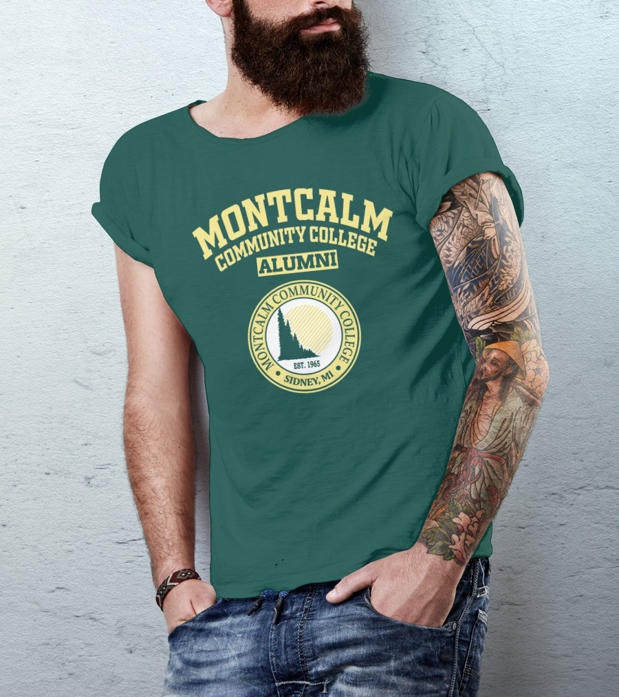 Montcalm Community College Alumni Est. 1965 Sidney MI T-Shirt