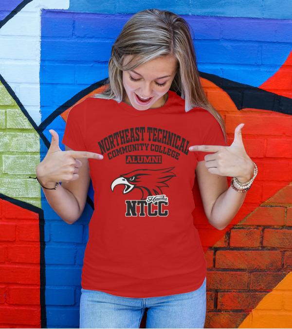 Northeast Technical Community College Alumni NTCC Hawks T-Shirt