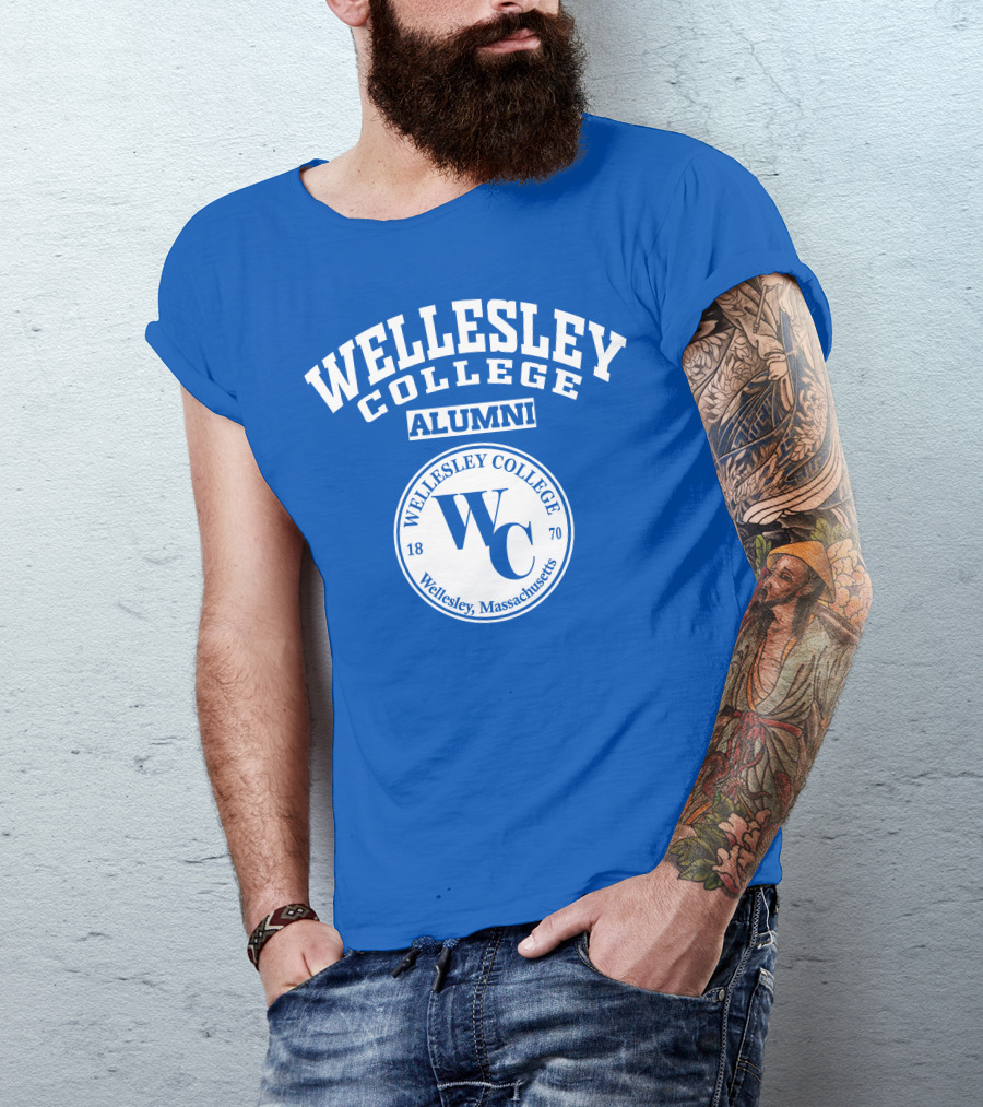 Wellesley College Alumni Wellesley Massachusetts WC 1870 T-Shirt