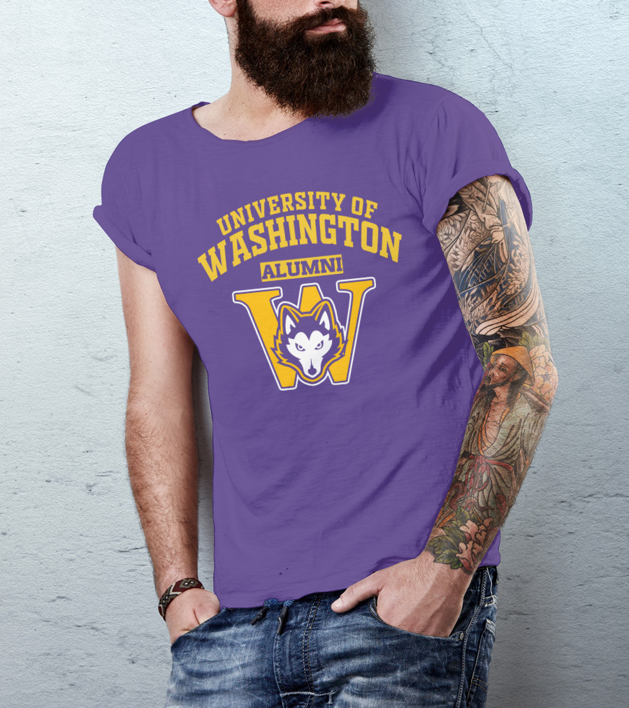 UNIVERSITY OF WASHINGTON ALUMNI W HUSKY T-Shirt