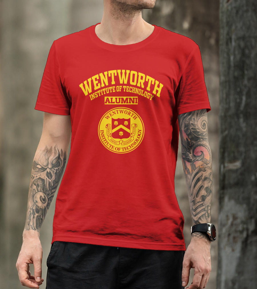 Wentworth Institute Of Technology Alumni Honesty Energy Economy System Crest T-Shirt