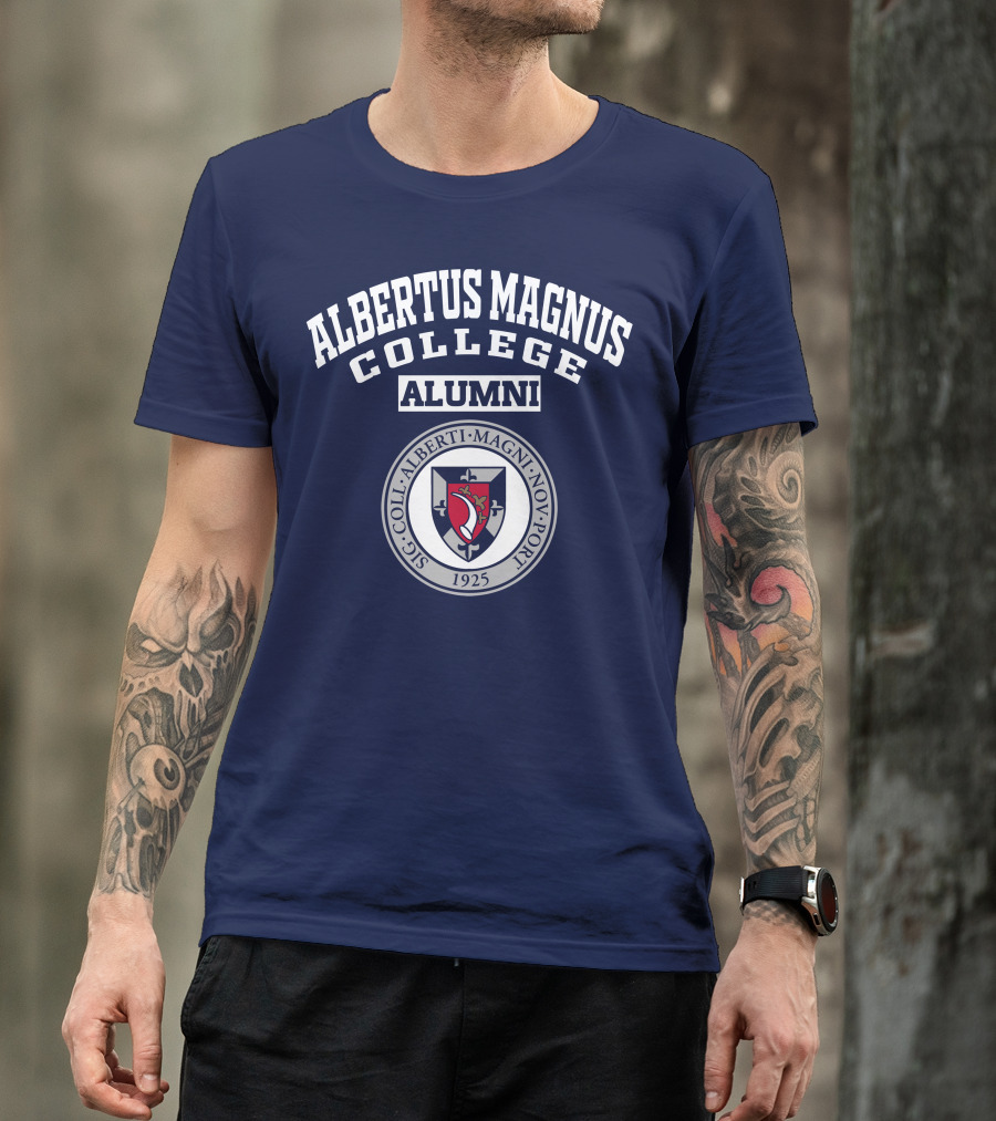 Albertus Magnus College Alumni Sigillvm Coll Albert Magni Nova Port 1925 T-Shirt