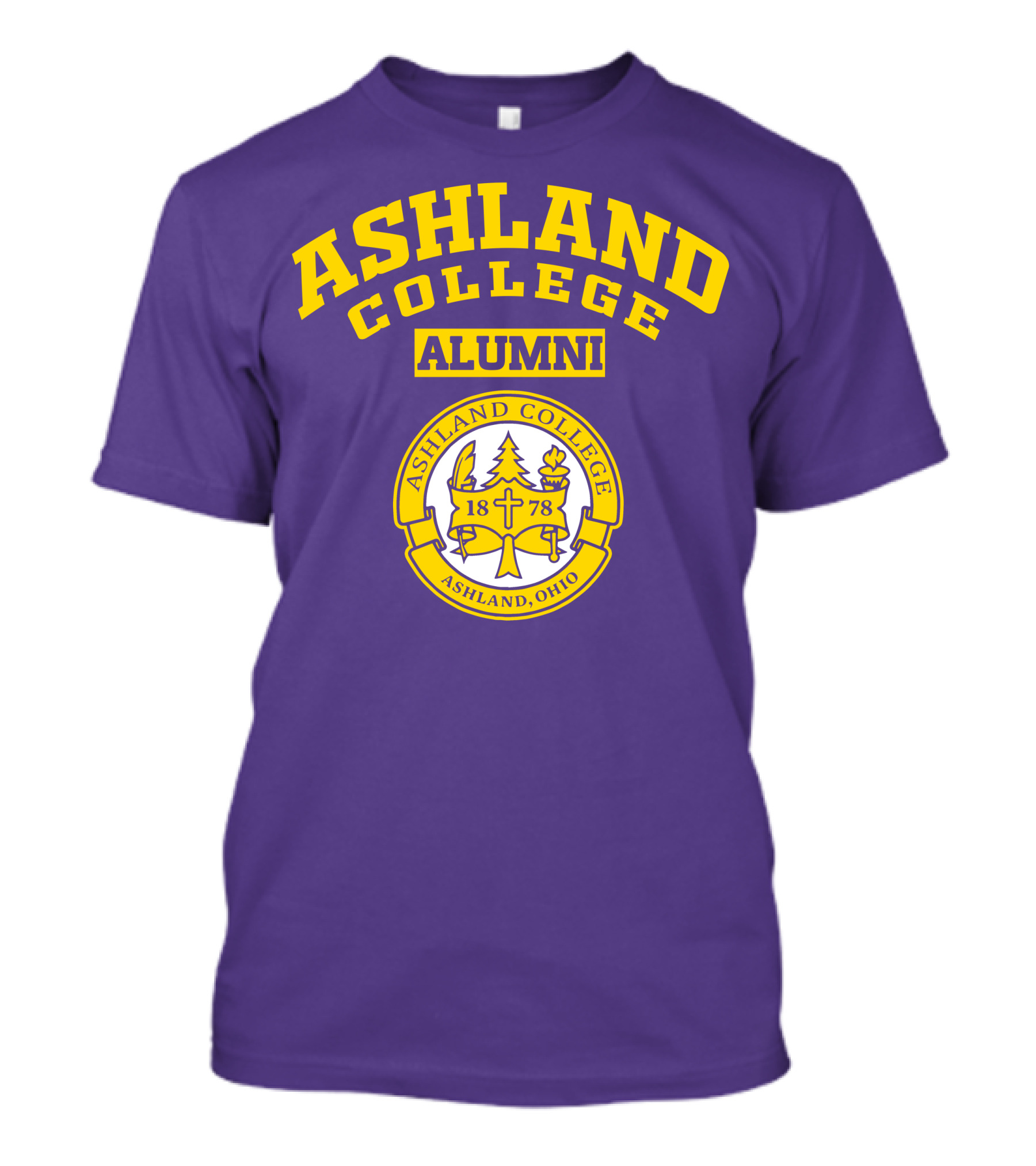 Ashland College Alumni Ashland Ohio 1878 Seal T-Shirt