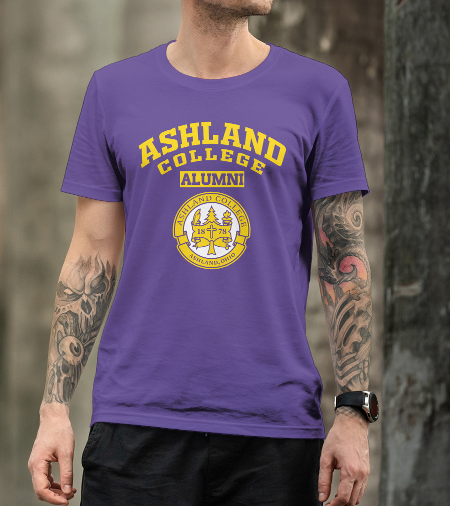 Ashland College Alumni Ashland Ohio 1878 Seal T-Shirt