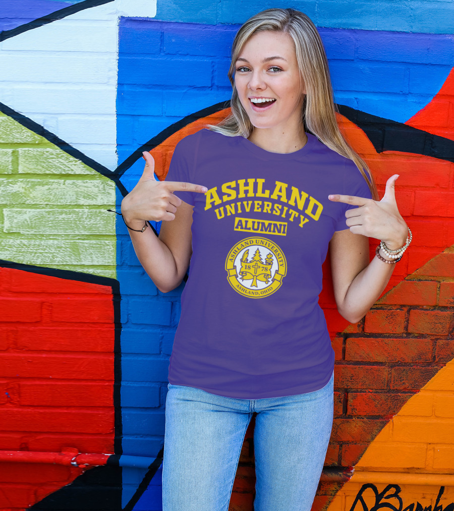 Ashland University Alumni Ashland Ohio 1878 Seal T-Shirt
