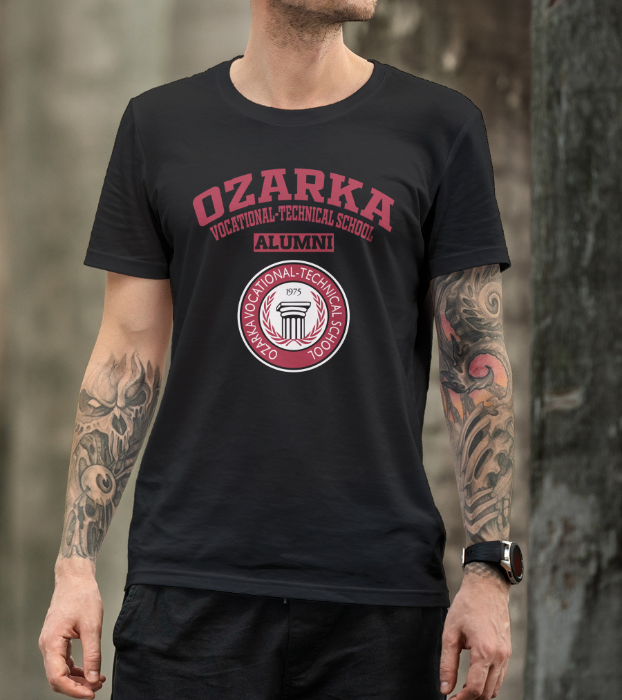Ozarka Vocational-Technical School Alumni 1975 Emblem T-Shirt