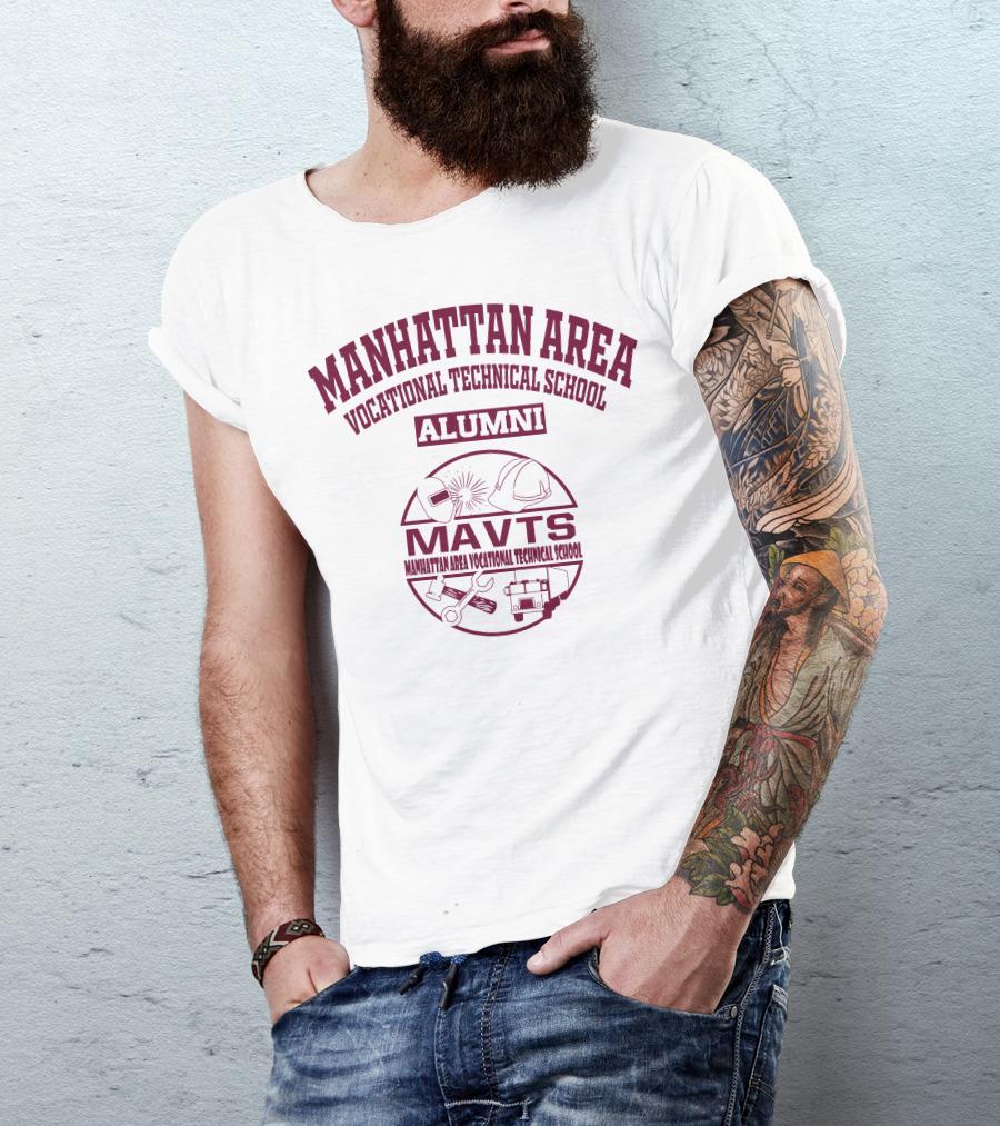 Manhattan Area Vocational Technical School Alumni MAVTS T-Shirt