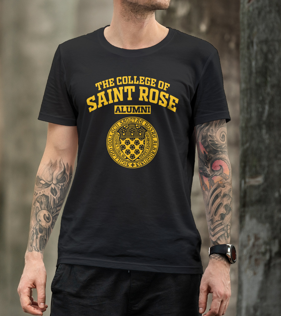 THE COLLEGE OF SAINT ROSE ALUMNI SILIETUR COLLEGI SANCTA ROSA ALBANIS INSUBLIS T-Shirt