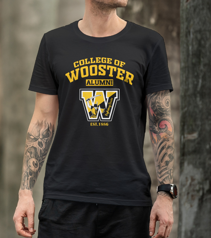 College Of Wooster Alumni Fighting Scots Est. 1886 T-Shirt