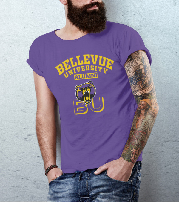 Bellevue University Alumni BU Bear T-Shirt