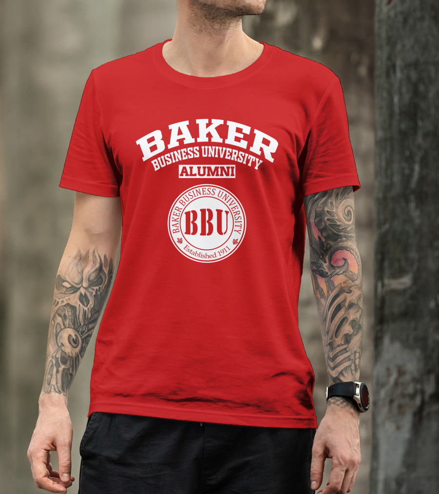 Baker Business University Alumni BBU Established 1911 T-Shirt