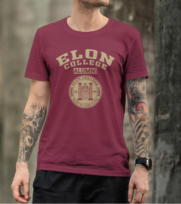 Elon College Alumni Numen Lumen 1889 North Carolina T-Shirt