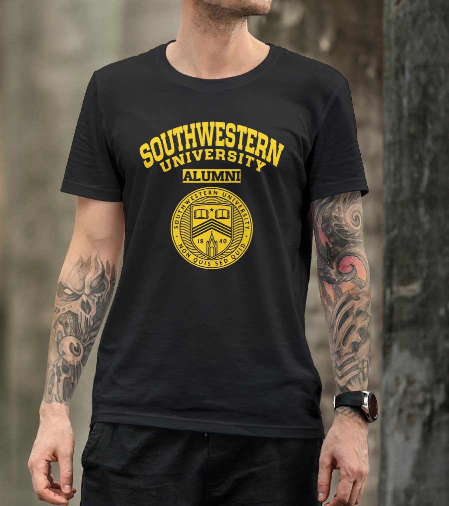 Southwestern University Alumni 1840 Non Quis Sed Quid T-Shirt