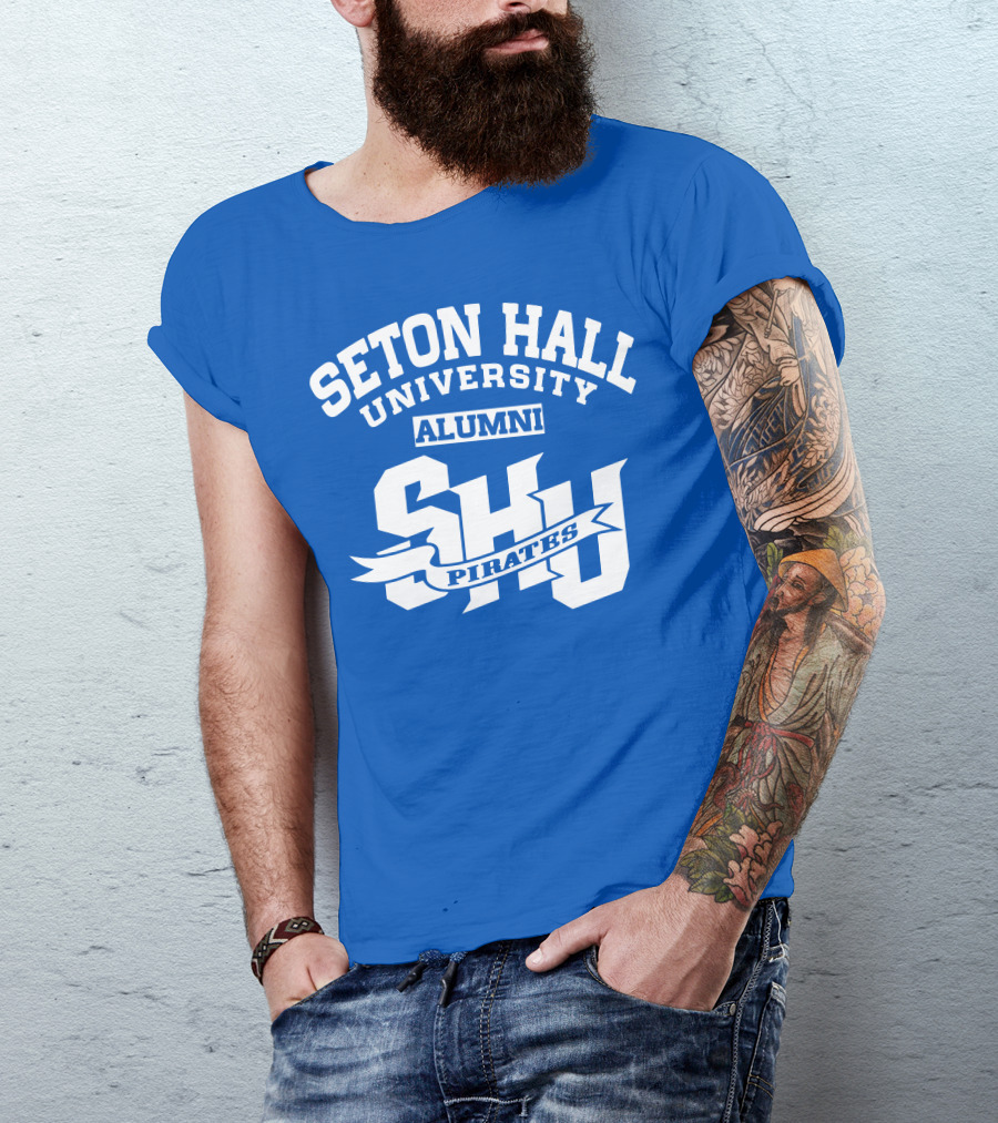 Seton Hall University Alumni SHU Pirates T-Shirt