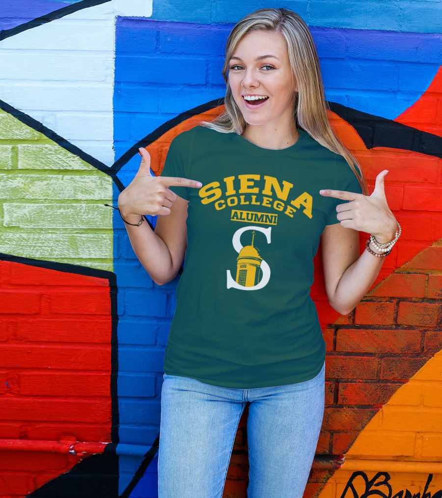 Siena College Alumni S Logo With Tower T-Shirt