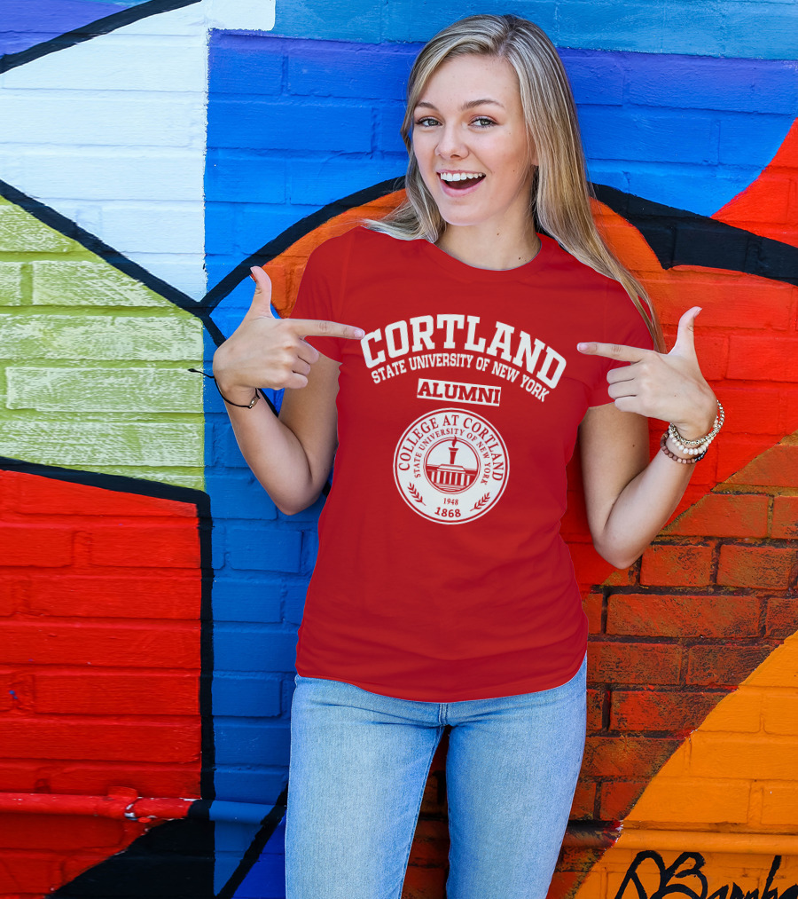 Cortland State University Of New York Alumni College At Cortland 1868 1948 T-Shirt