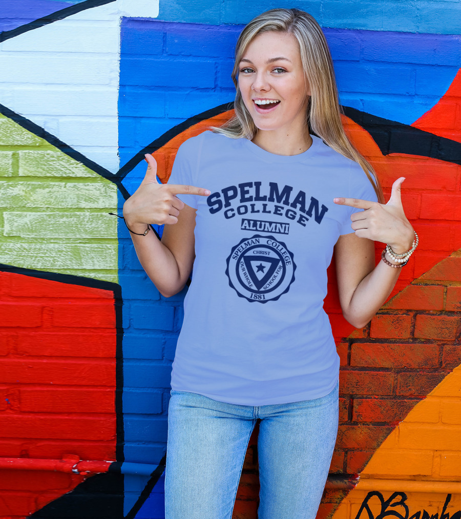 Spelman College Alumni 1881 Crest Our Whole School For Christ T-Shirt