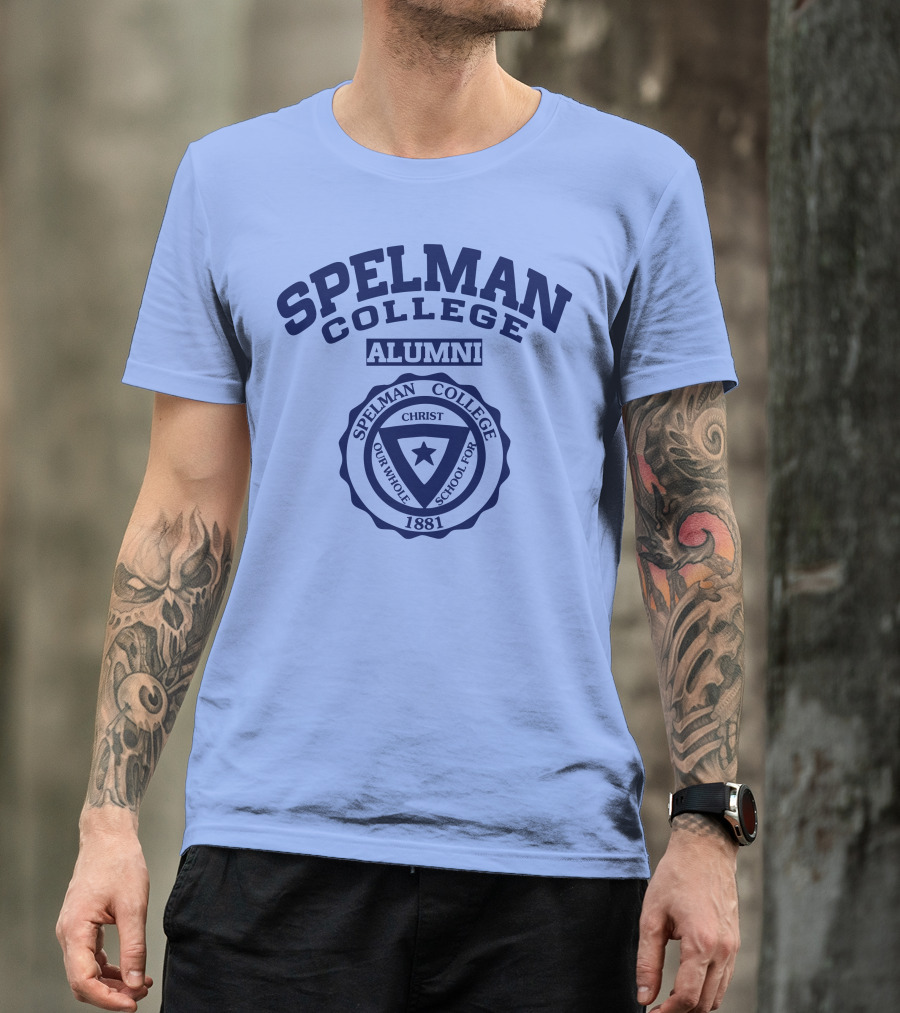Spelman College Alumni 1881 Crest Our Whole School For Christ T-Shirt