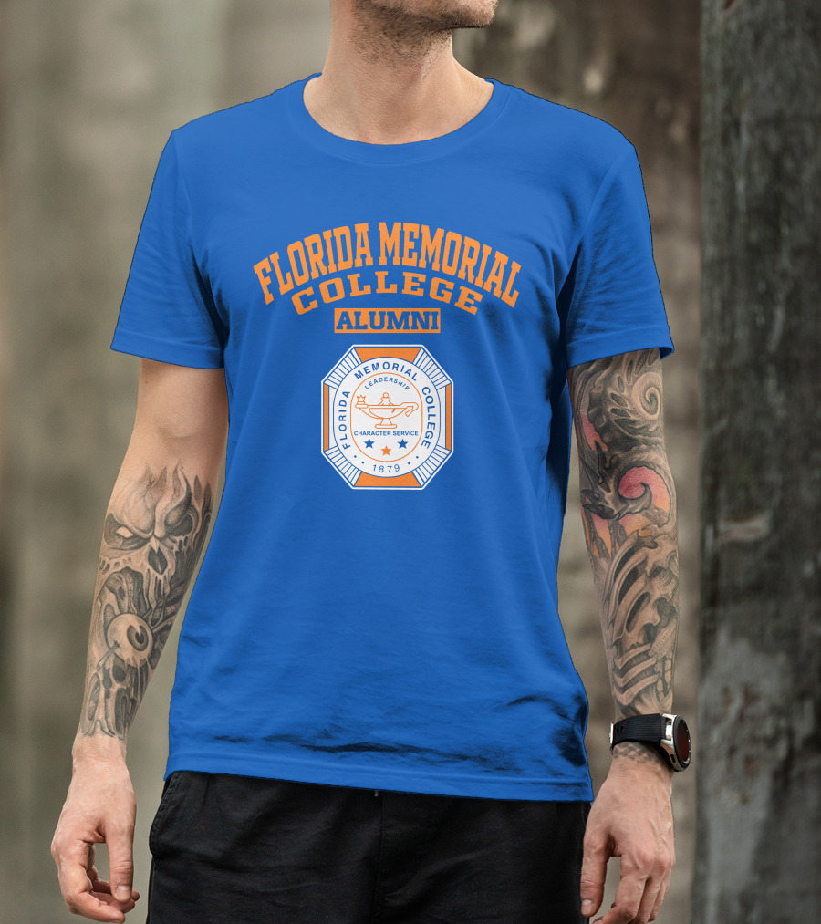 FLORIDA MEMORIAL COLLEGE ALUMNI LEADERSHIP CHARACTER SERVICE 1879 T-Shirt
