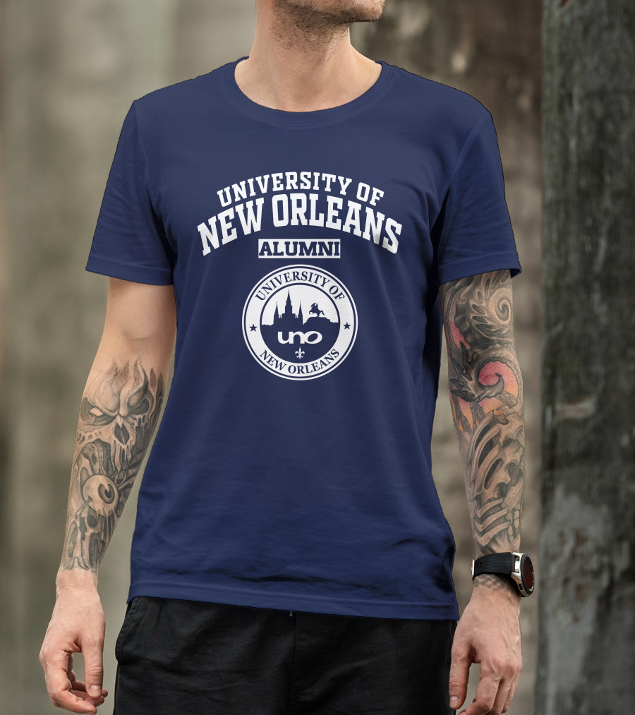 UNIVERSITY OF NEW ORLEANS ALUMNI UNO Seal T-Shirt