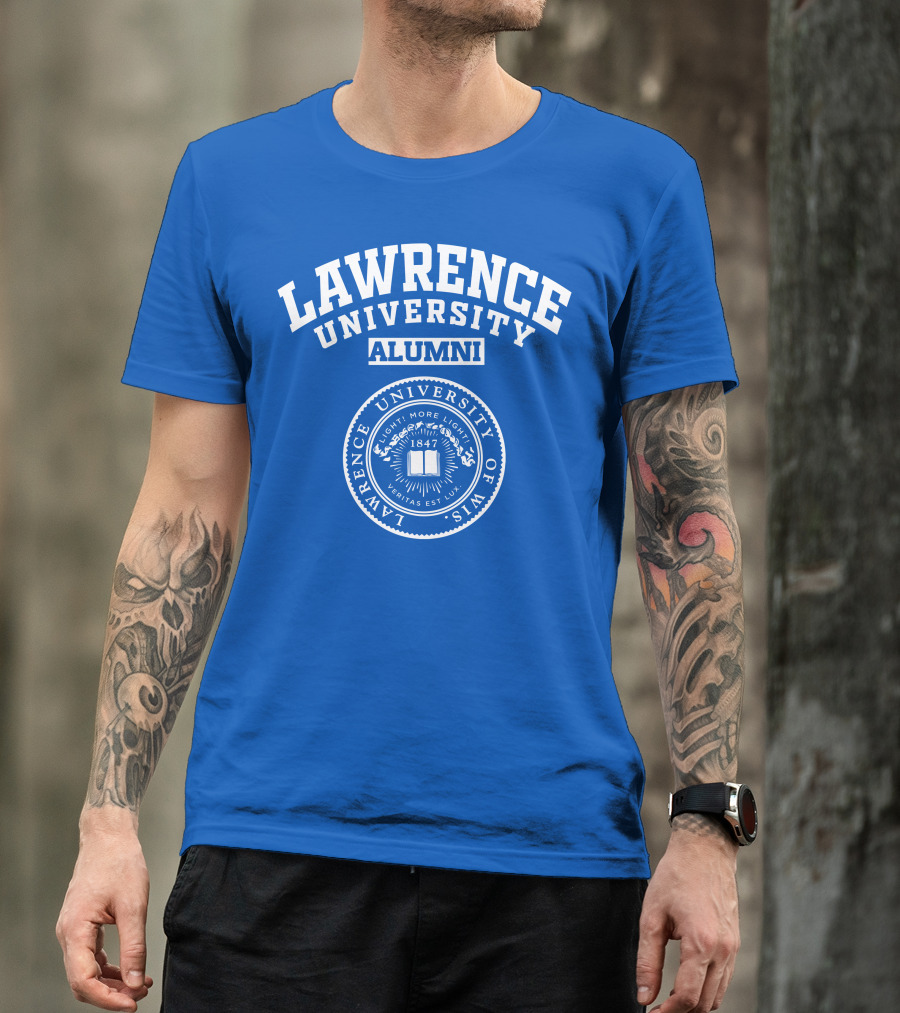 LAWRENCE UNIVERSITY ALUMNI VERITAS EST LUX SEAL 1847 WISCONSIN T-Shirt