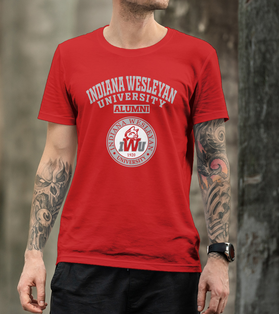 Indiana Wesleyan University Alumni 1920 Logo IWU T-Shirt