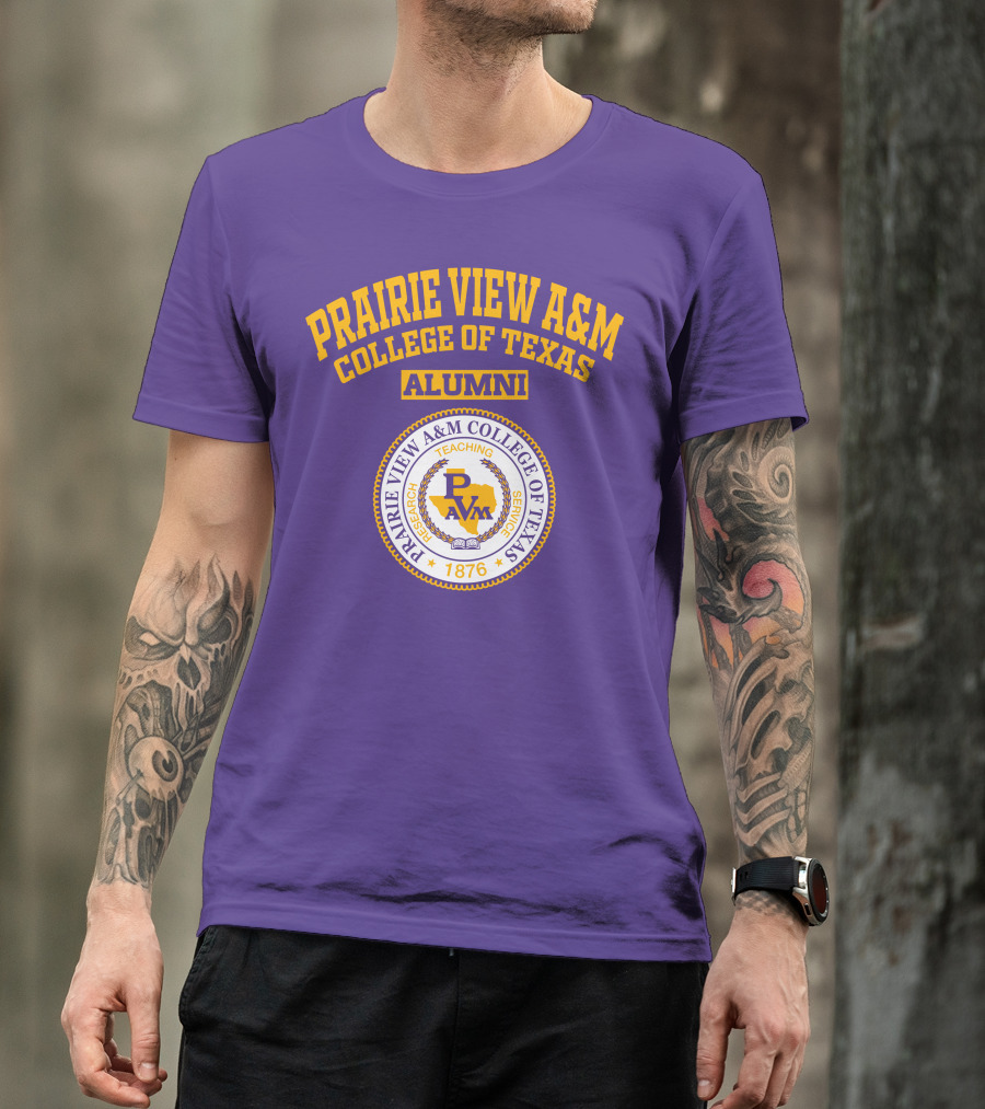 Prairie View A&M College Of Texas Alumni Seal 1876 T-Shirt