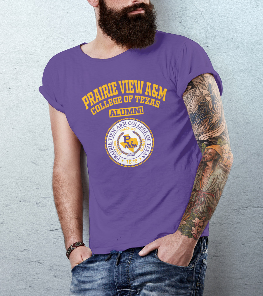 Prairie View A&M College Of Texas Alumni Seal 1876 T-Shirt
