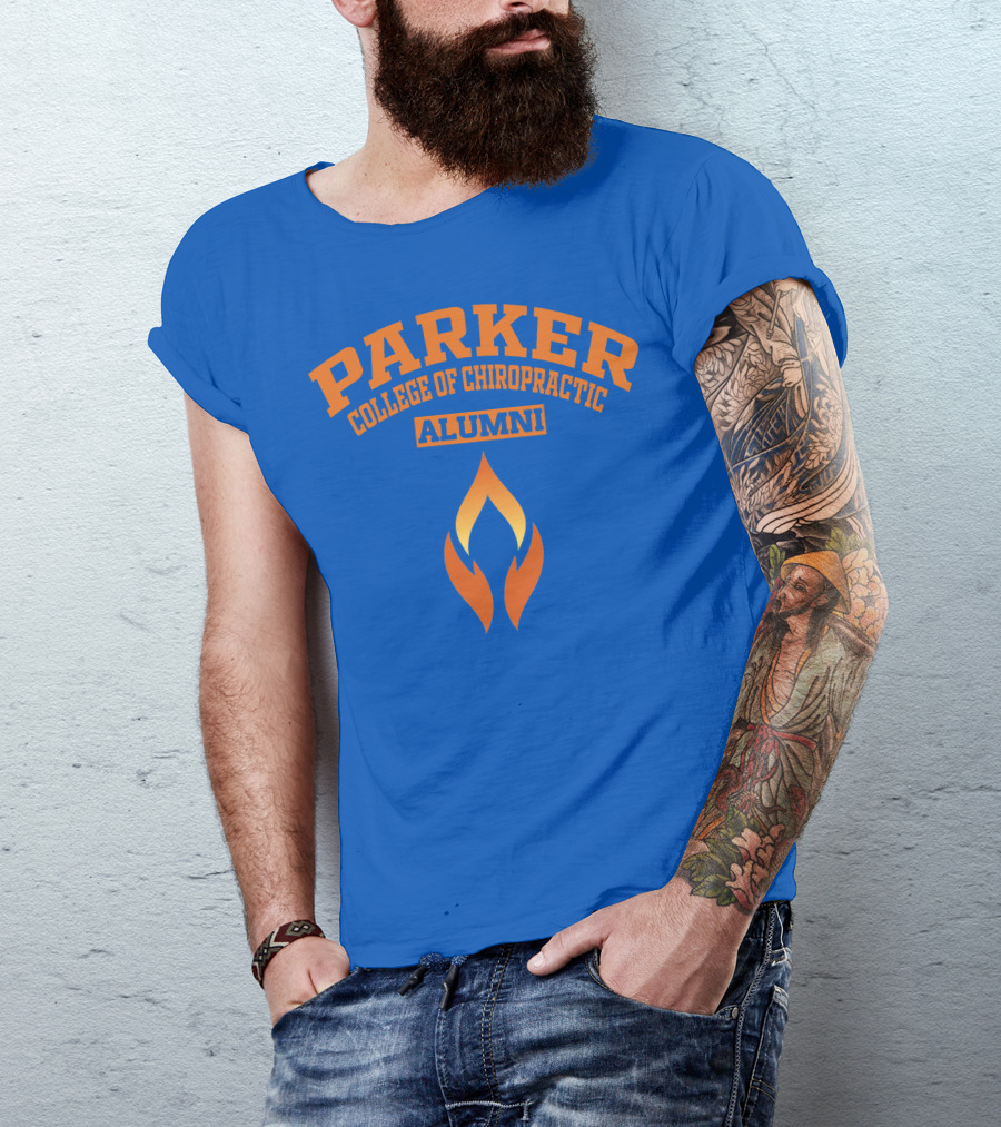 Parker College Of Chiropractic Alumni Flame T-Shirt