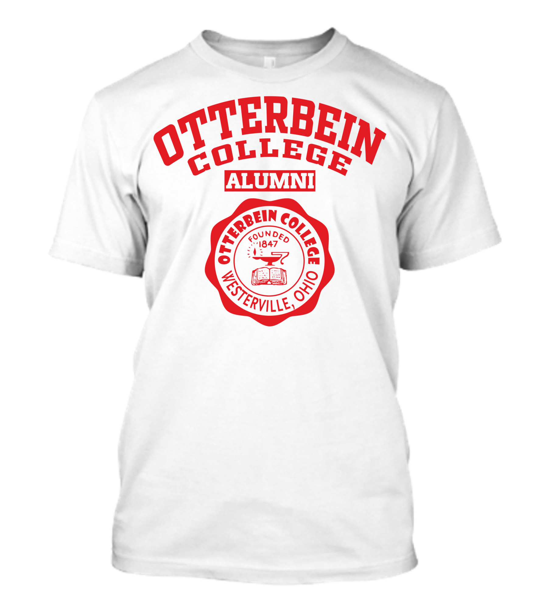 Otterbein College Alumni Westerville Ohio Founded 1847 Seal T-Shirt