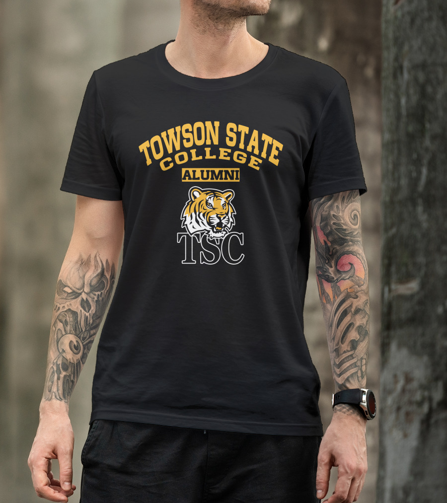 Towson State College Alumni TSC Tiger T-Shirt