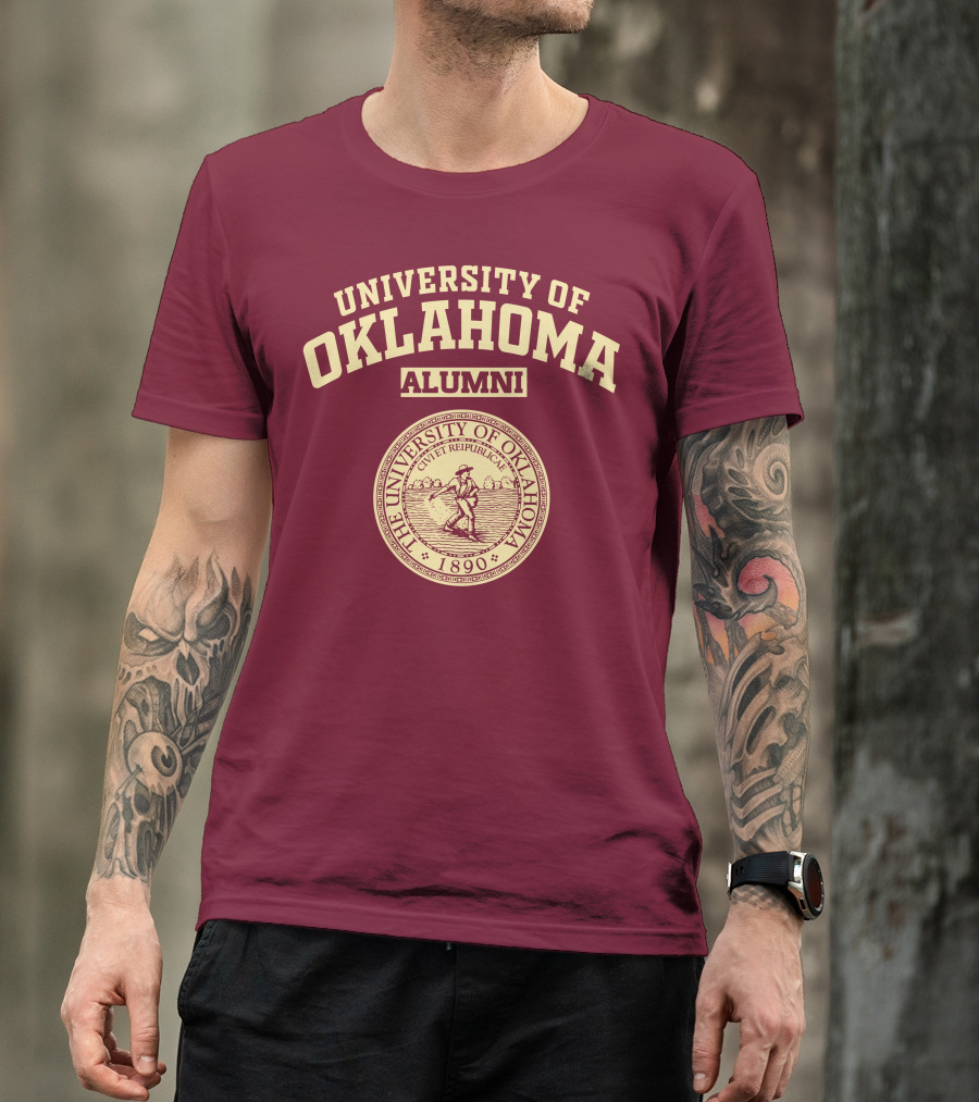 University Of Oklahoma Alumni 1890 Seal T-Shirt